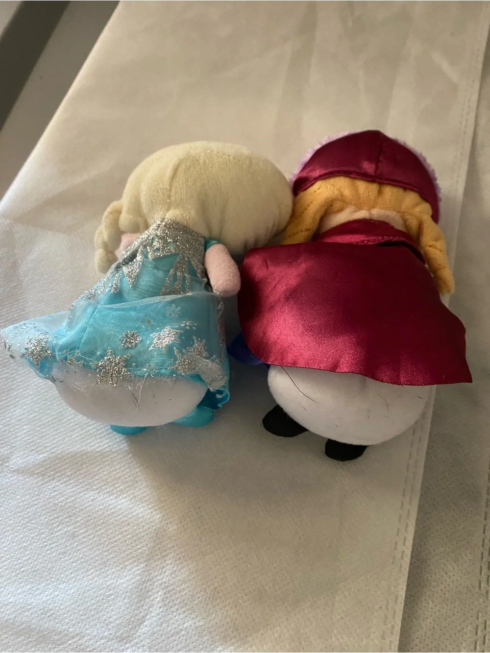Disney Frozen Plush Beanie Toys Lot Hallmark Anna Elsa Sven Stuffed Animals